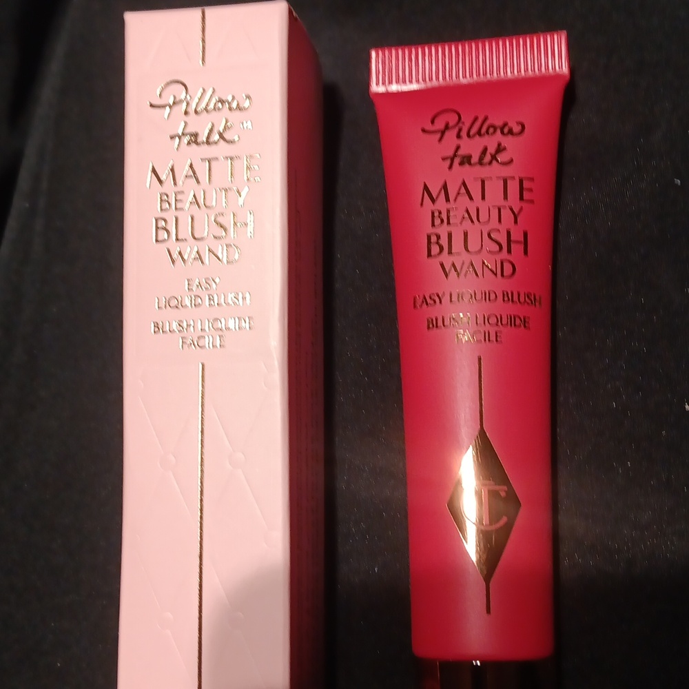 Charlotte Tilbury pillow talk matte beauty blush wand dream pop NIB